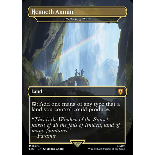 Reflecting Pool, mythic, 373, Magic the Gathering, Tales of Middle-earth Commander