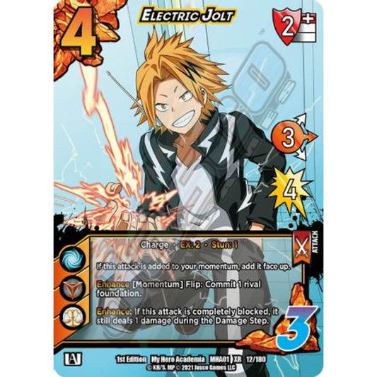 Electric Jolt, 12/180, XR, UniVersus, MHA01 My Hero Academia