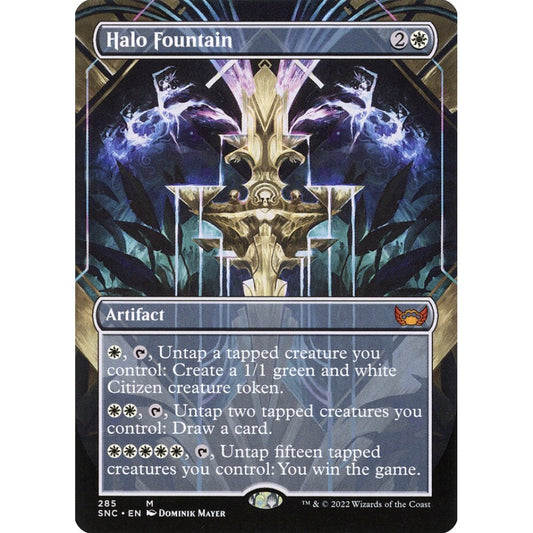 Halo Fountain mythic 285 Magic the Gathering Streets of New Capenna