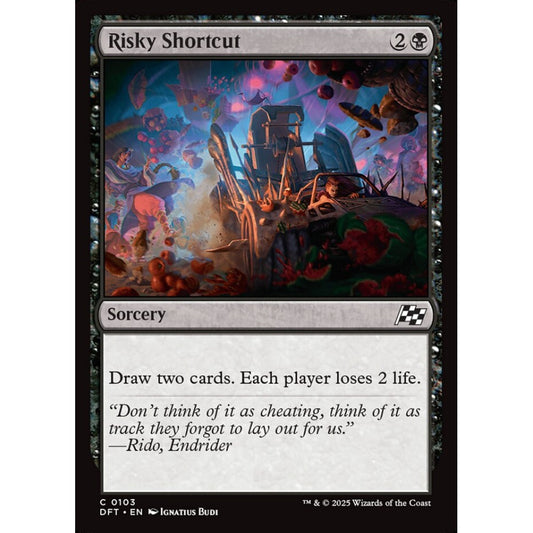 Risky Shortcut, 103, common, Magic: The Gathering, Aetherdrift