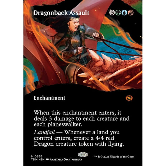 Dragonback Assault mythic 355 Magic the Gathering Tarkir: Dragonstorm