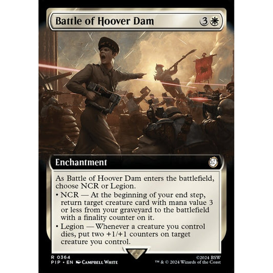 Battle of Hoover Dam rare 364 Magic the Gathering Fallout