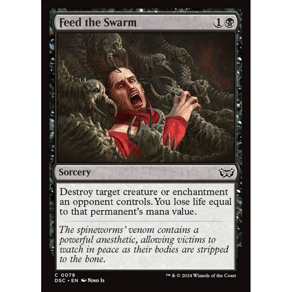 Feed the Swarm, 78, common, Magic: The Gathering, Duskmourn: House of Horror