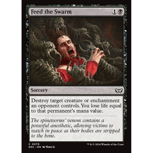 Feed the Swarm, 78, common, Magic: The Gathering, Duskmourn: House of Horror