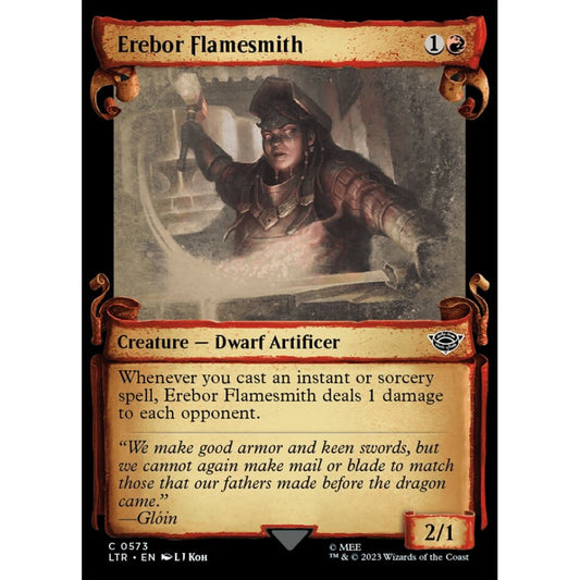 Erebor Flamesmith, common, 573, Magic the Gathering, The Lord of the Rings: Tales of Middle-earth