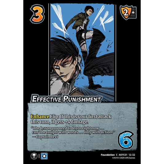 Effective Punishment, 12/22, C, UniVersus, Attack on Titan: Battle for Humanity