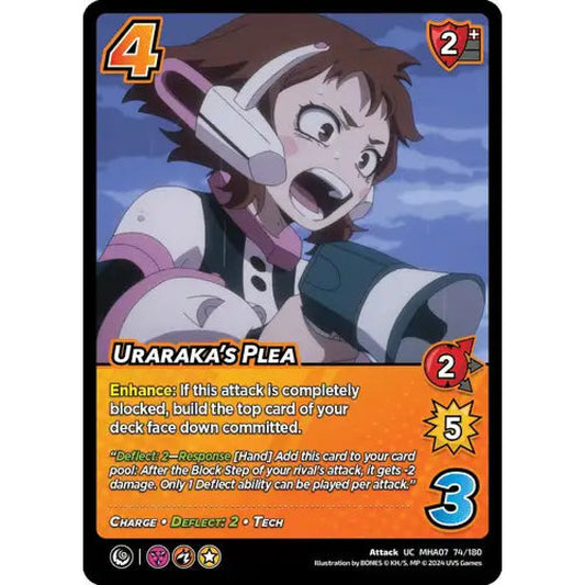 Uraraka's Plea, 74/180, UC, UniVersus, MHA07 Girl Power