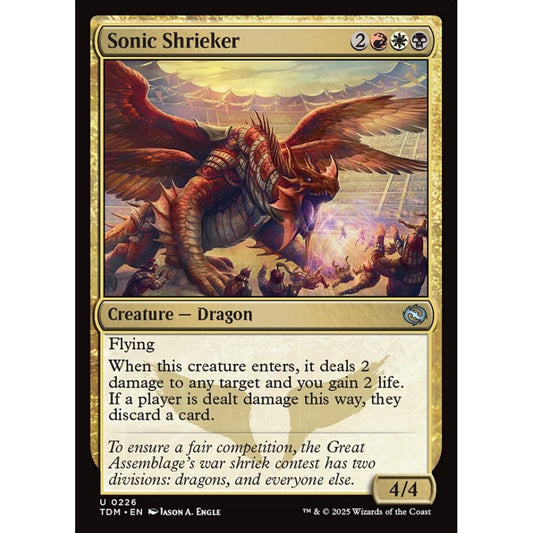 Sonic Shrieker uncommon 226 Magic the Gathering Tarkir: Dragonstorm