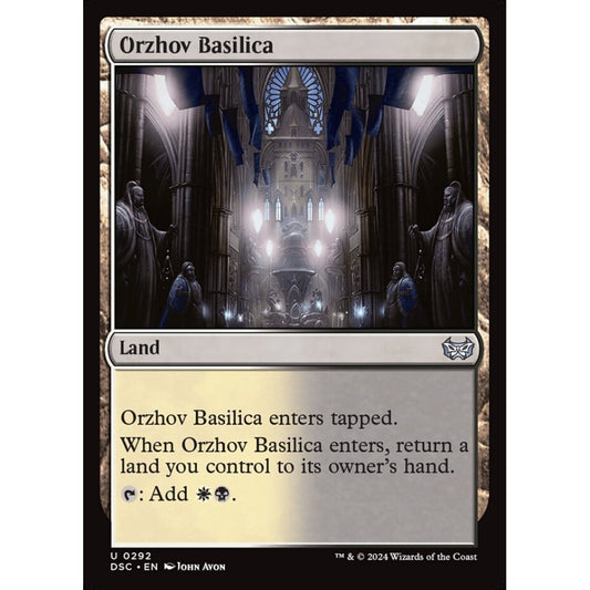 Orzhov Basilica, 292, uncommon, Magic: The Gathering, Duskmourn: House of Horror