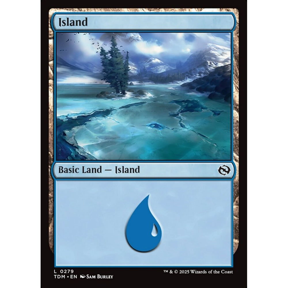 Island common 279 Magic the Gathering Tarkir: Dragonstorm