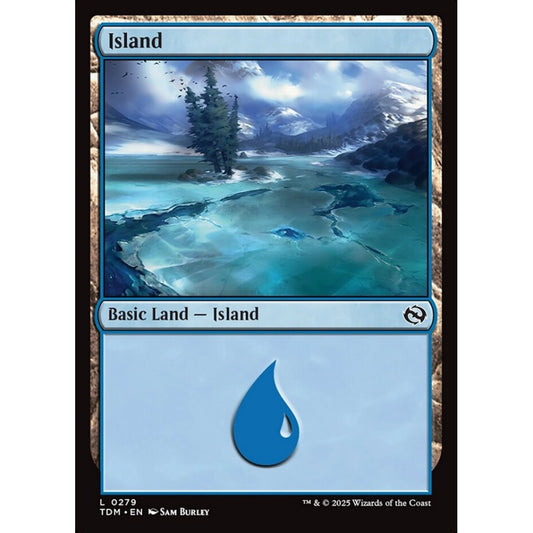Island common 279 Magic the Gathering Tarkir: Dragonstorm