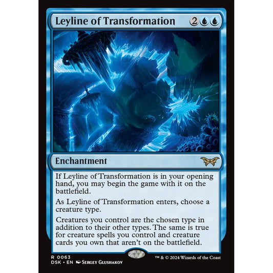 Leyline of Transformation, 63, rare, Magic: The Gathering, Duskmourn: House of Horror