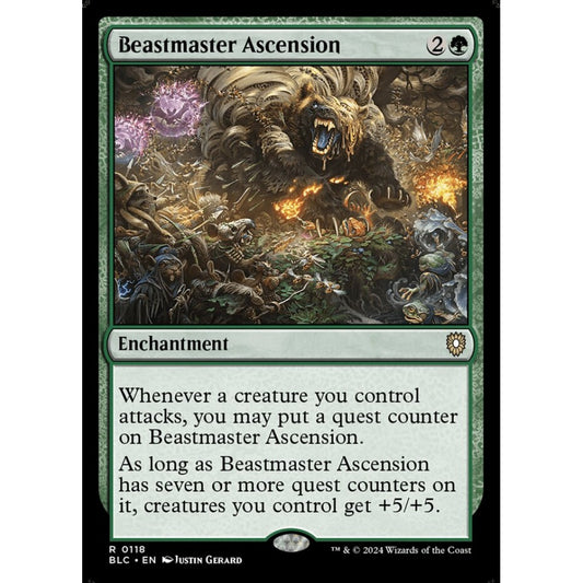 Beastmaster Ascension, 118, rare, Magic: The Gathering, Bloomburrow