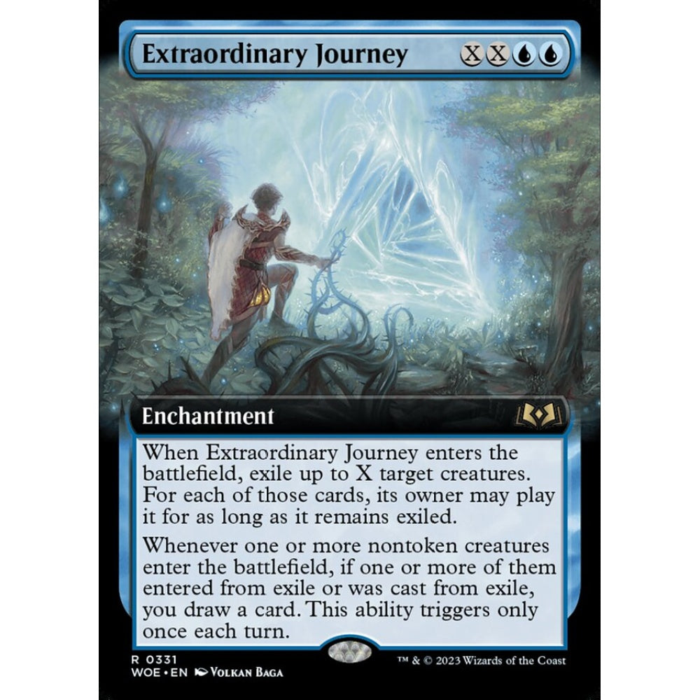 Extraordinary Journey, rare, 331, Magic the Gathering, Wilds of Eldraine