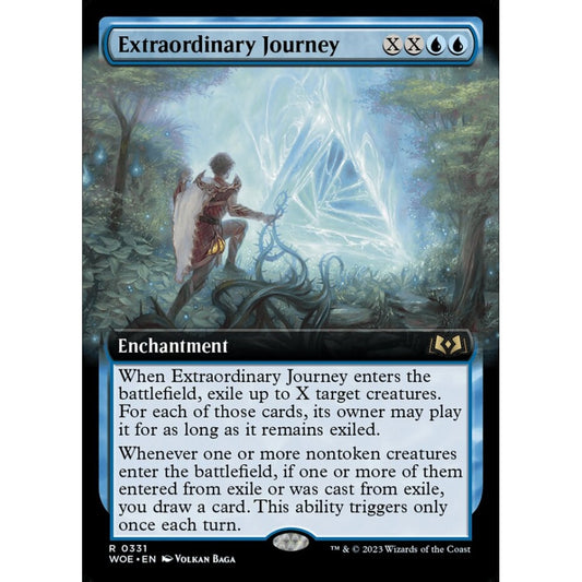 Extraordinary Journey, rare, 331, Magic the Gathering, Wilds of Eldraine