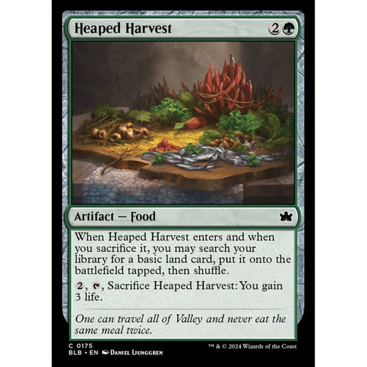 Heaped Harvest, 175, common, Magic: The Gathering, Bloomburrow