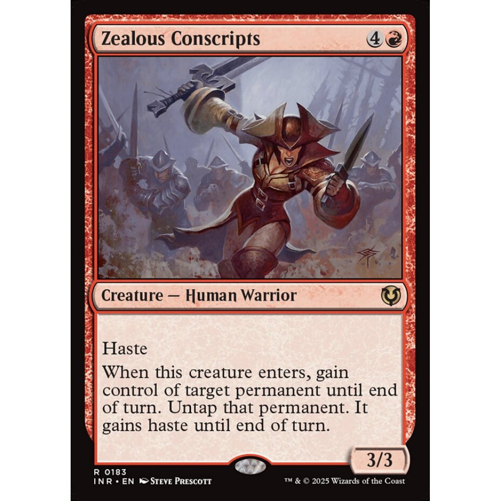 Zealous Conscripts, 183, rare, Magic: The Gathering, Innistrad Remastered