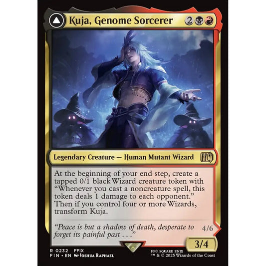 Kuja, Genome Sorcerer // Trance Kuja, Fate Defied rare 232 Magic the Gathering Final Fantasy