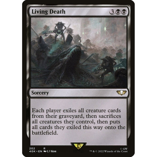 Living Death rare 202 Magic the Gathering Warhammer 40,000 Commander