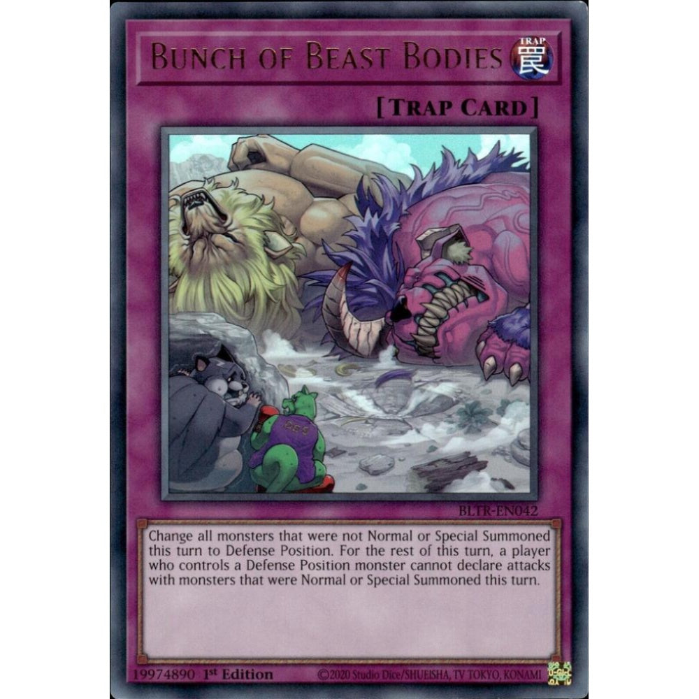 Bunch of Beast Bodies BLTR-EN042 Ultra Yu-Gi-Oh Battles of Legend: Terminal Revenge