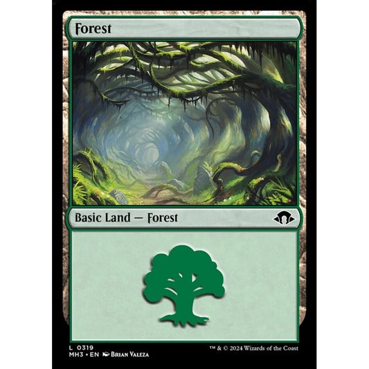 Forest, 319, common, Magic: The Gathering, Modern Horizons 3