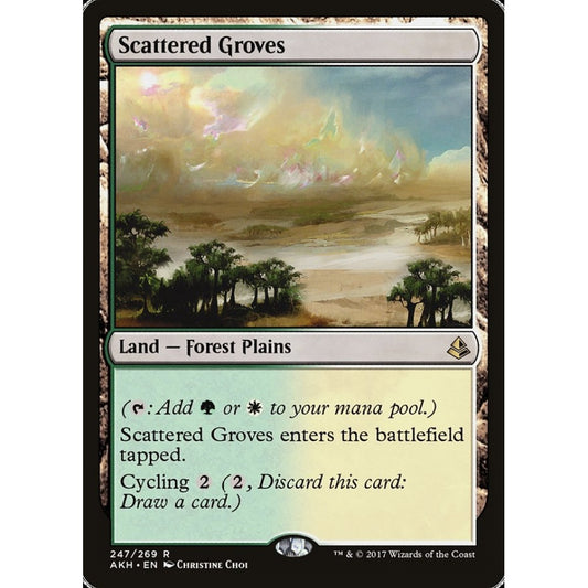 Scattered Groves rare 247 Magic the Gathering Amonkhet