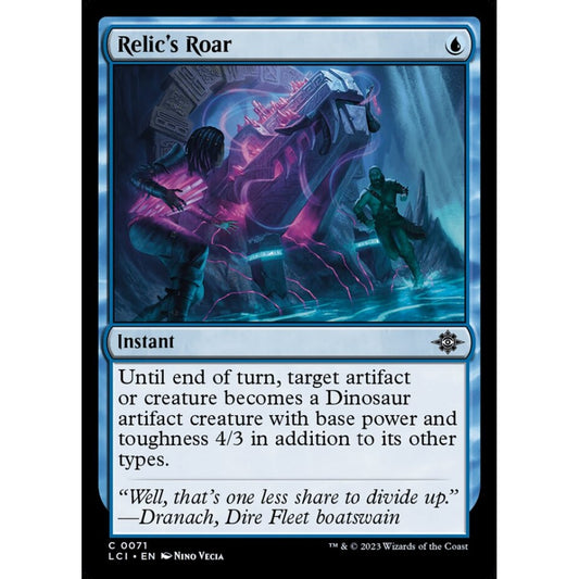 Relic's Roar common 71 Magic the Gathering The Lost Caverns of Ixalan
