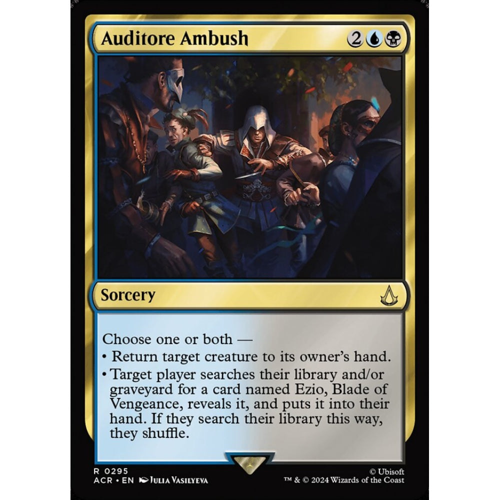 Auditore Ambush rare 295 Magic the Gathering Assassin's Creed