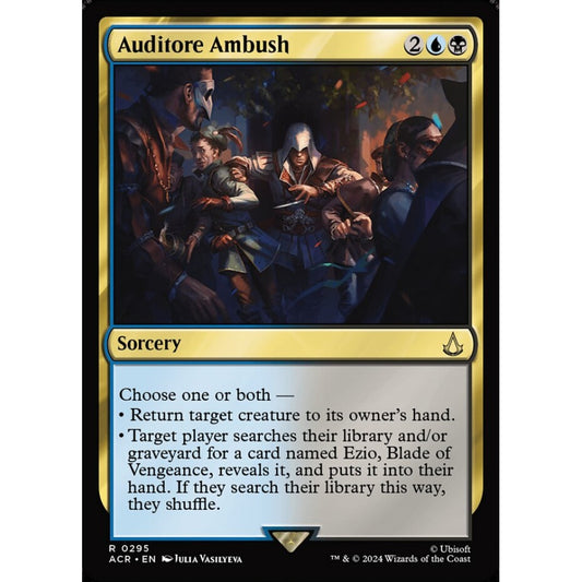 Auditore Ambush rare 295 Magic the Gathering Assassin's Creed