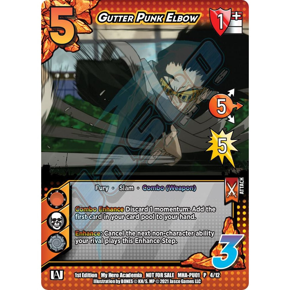 Gutter Punk Elbow, 4/12, MHA-PU01, Universus, MHA Promos, nan