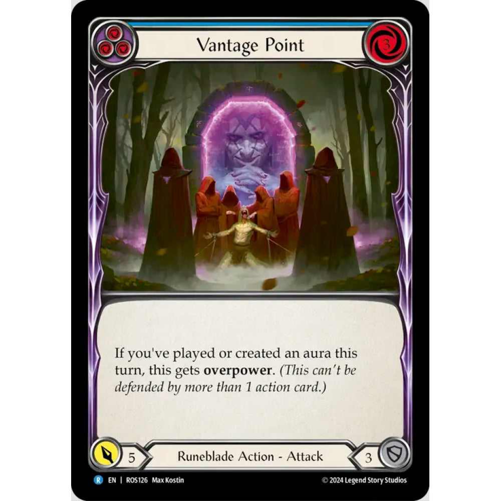 Vantage Point, Blue), Rare, Flesh and Blood, Rosetta