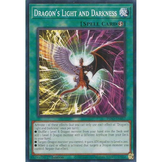 Dragon's Light and Darkness INFO-EN057 Common Yu-Gi-Oh The Infinite Forbidden