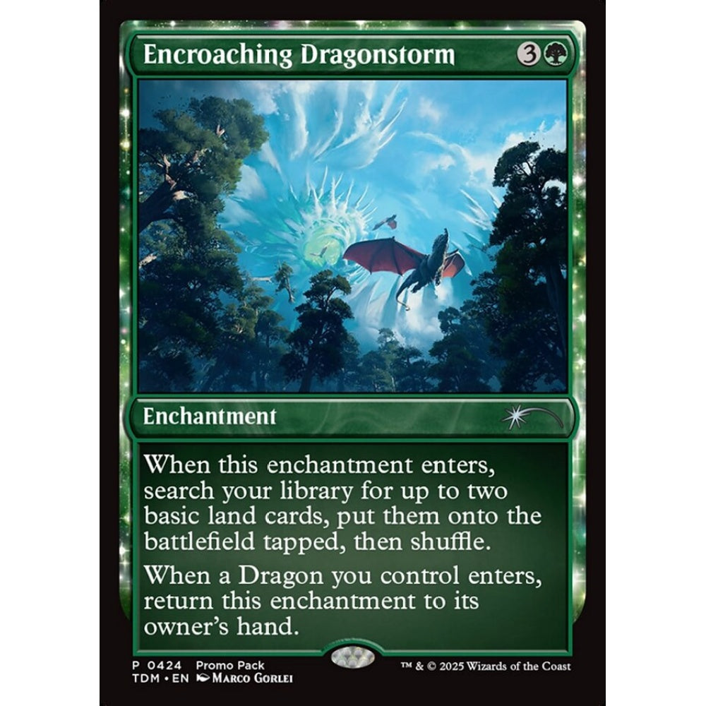Encroaching Dragonstorm uncommon 424 Magic the Gathering Tarkir: Dragonstorm