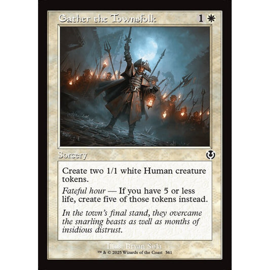 Gather the Townsfolk, 341, common, Magic: The Gathering, Innistrad Remastered
