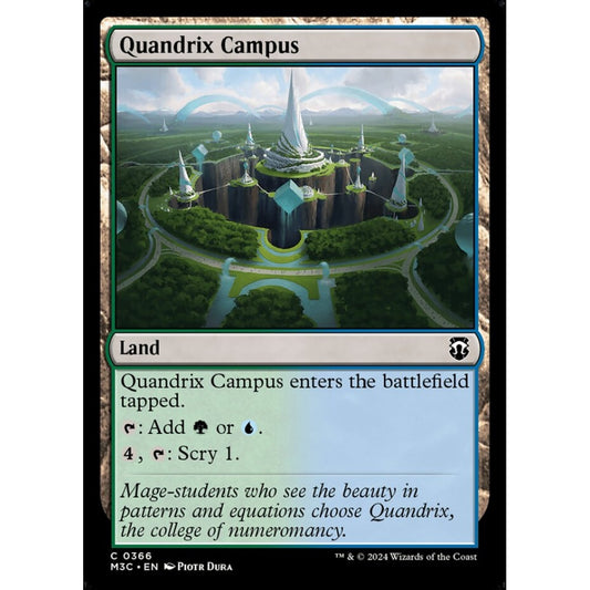 Quandrix Campus, 366, common, Magic: The Gathering, Modern Horizons 3