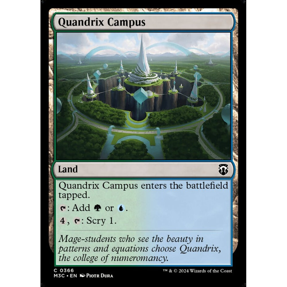 Quandrix Campus, 366, common, Magic: The Gathering, Modern Horizons 3