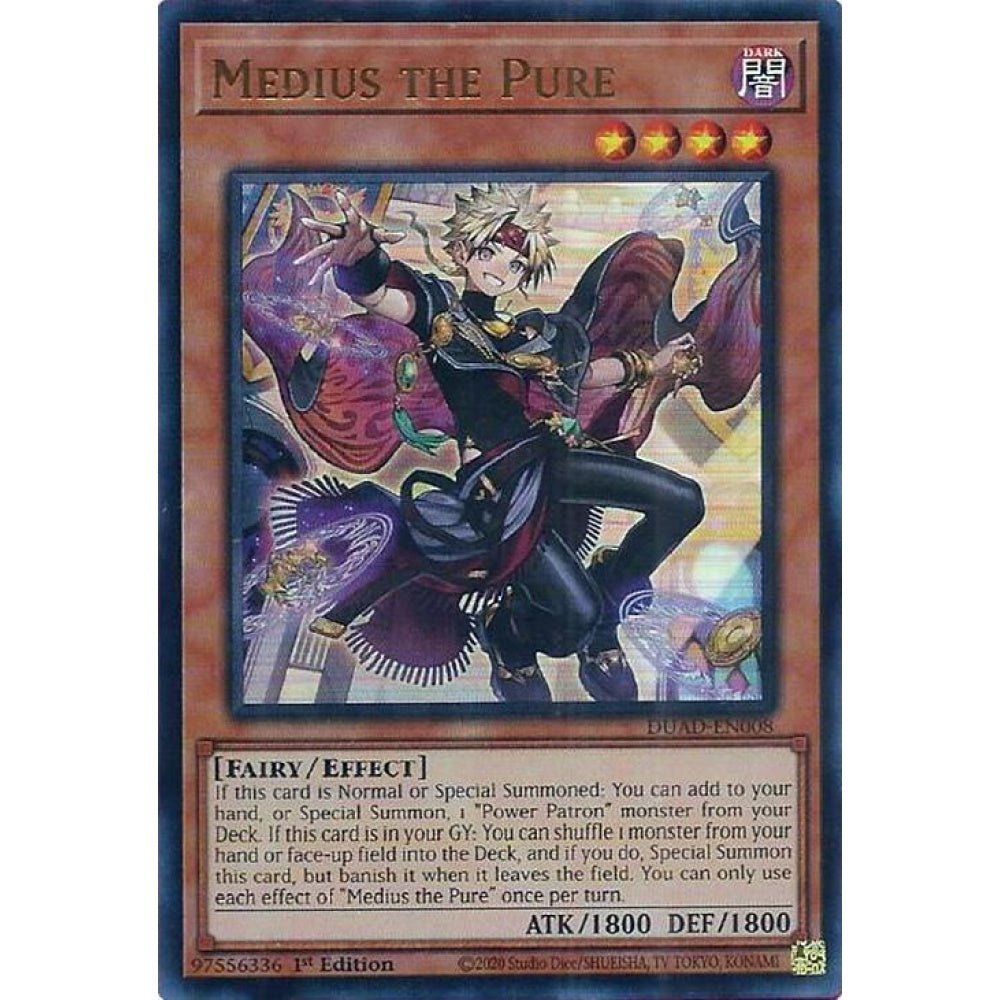 Medius the Pure DUAD-EN008 Ultra Yu-Gi-Oh Duelist's Advance