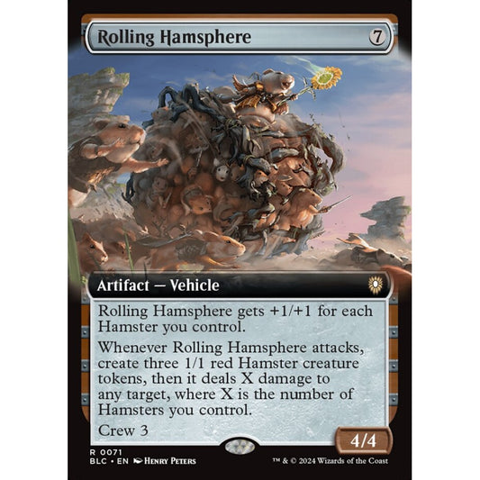 Rolling Hamsphere, 71, rare, Magic: The Gathering, Bloomburrow Commander