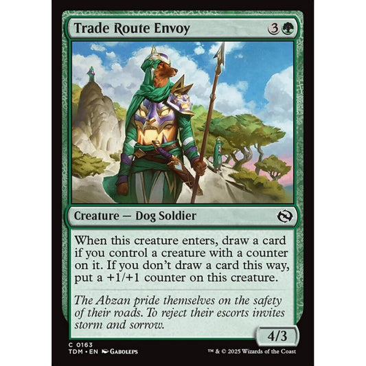 Trade Route Envoy common 163 Magic the Gathering Tarkir: Dragonstorm