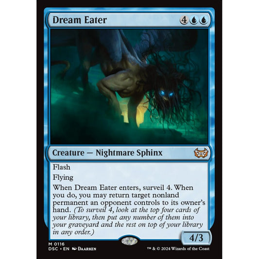 Dream Eater, 116, mythic, Magic: The Gathering, Duskmourn: House of Horror