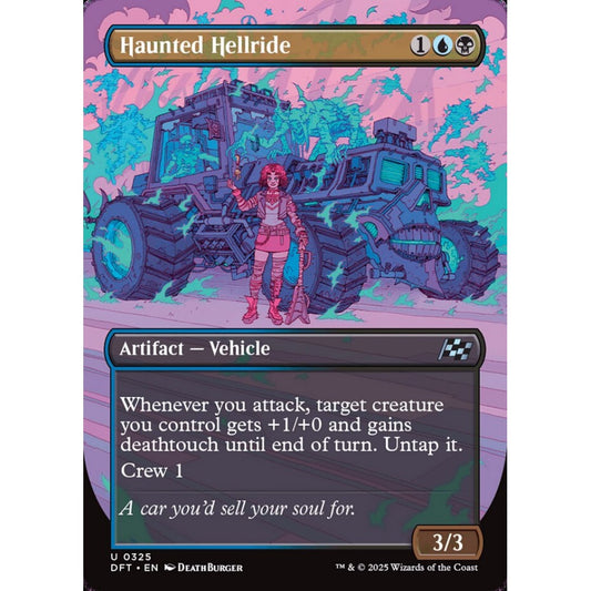 Haunted Hellride, 325, uncommon, Magic: The Gathering, Aetherdrift
