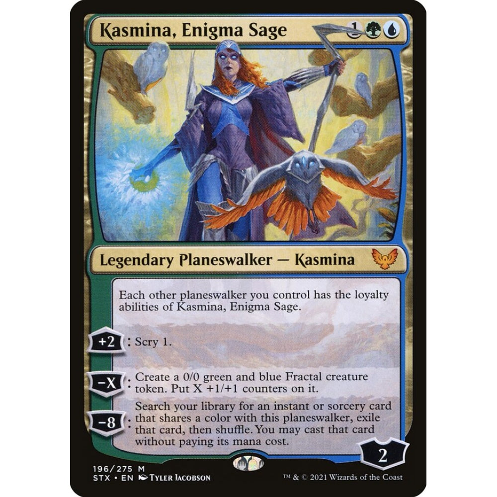 Kasmina, Enigma Sage mythic 196 Magic the Gathering Strixhaven: School of Mages