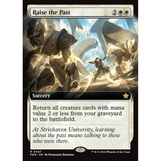 Raise the Past, 447, rare, Magic: The Gathering, Foundations
