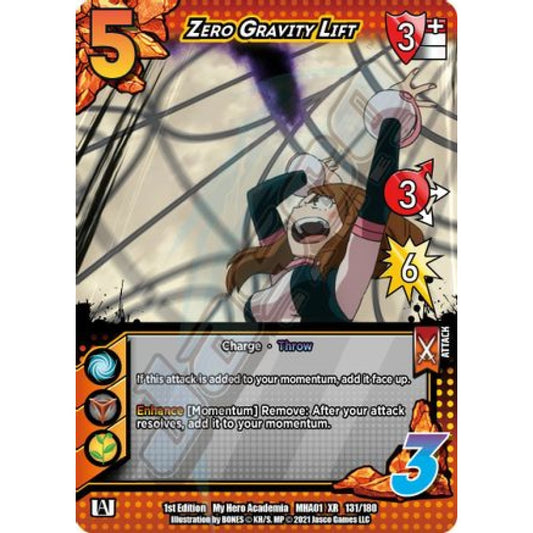 Zero Gravity Lift, 131/180, XR, UniVersus, MHA01 My Hero Academia