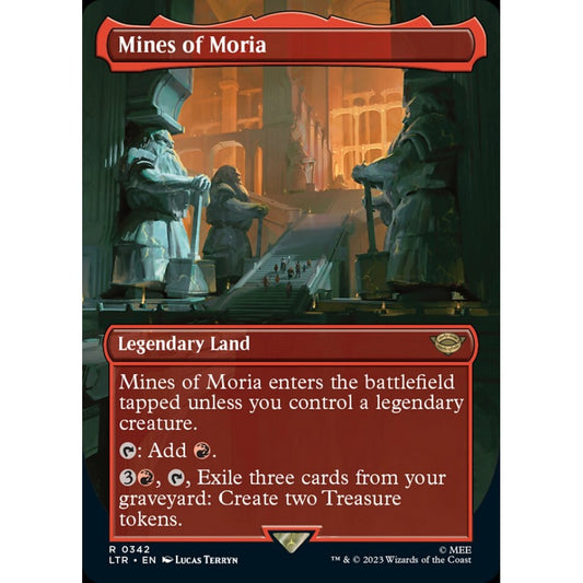 Mines of Moria, rare, 342, Magic the Gathering, The Lord of the Rings: Tales of Middle-earth