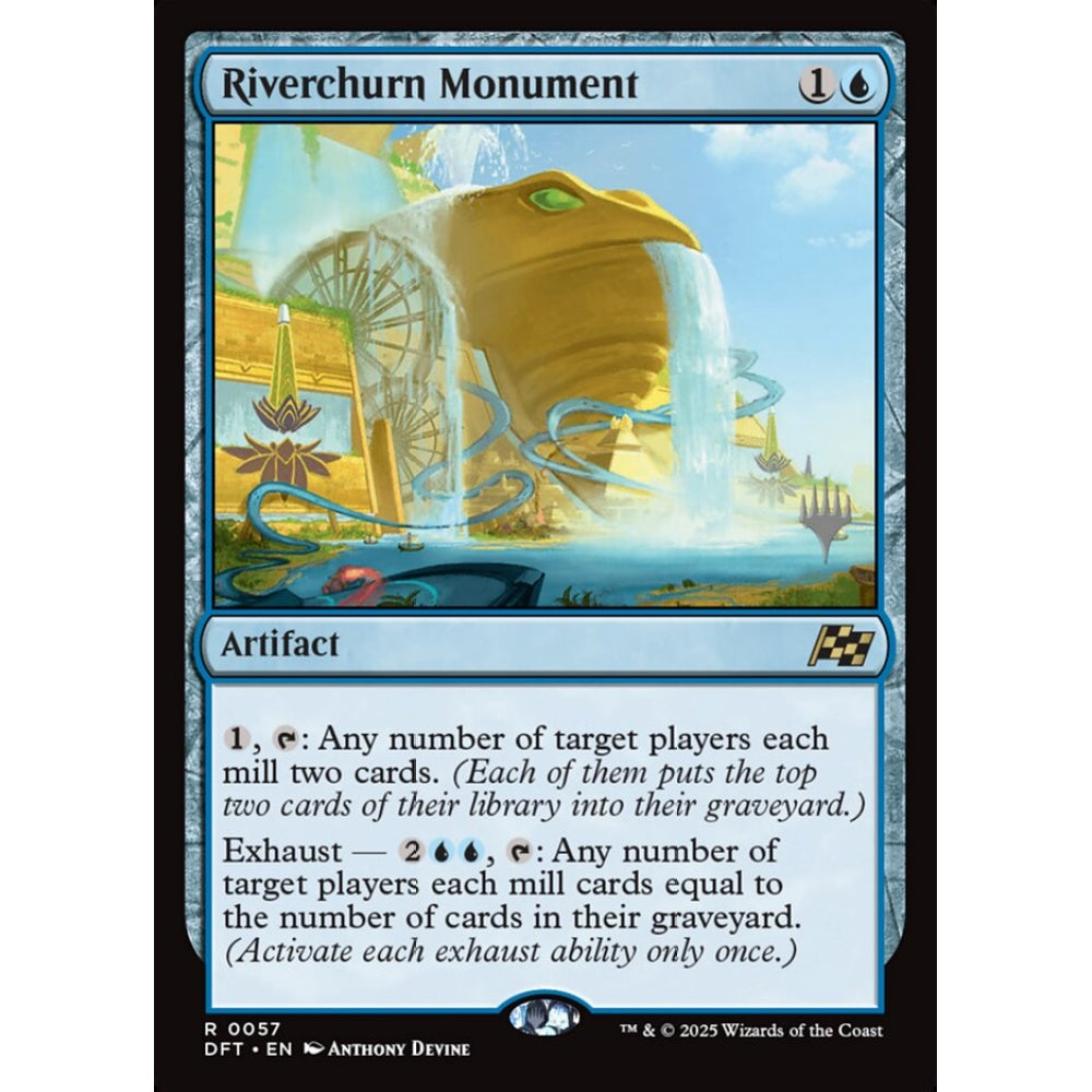 Riverchurn Monument rare 57p Magic the Gathering Aetherdrift Promos
