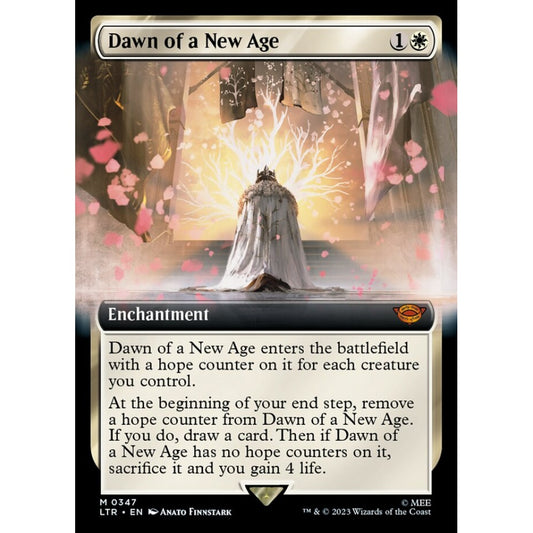 Dawn of a New Age, mythic, 347, Magic the Gathering, The Lord of the Rings: Tales of Middle-earth