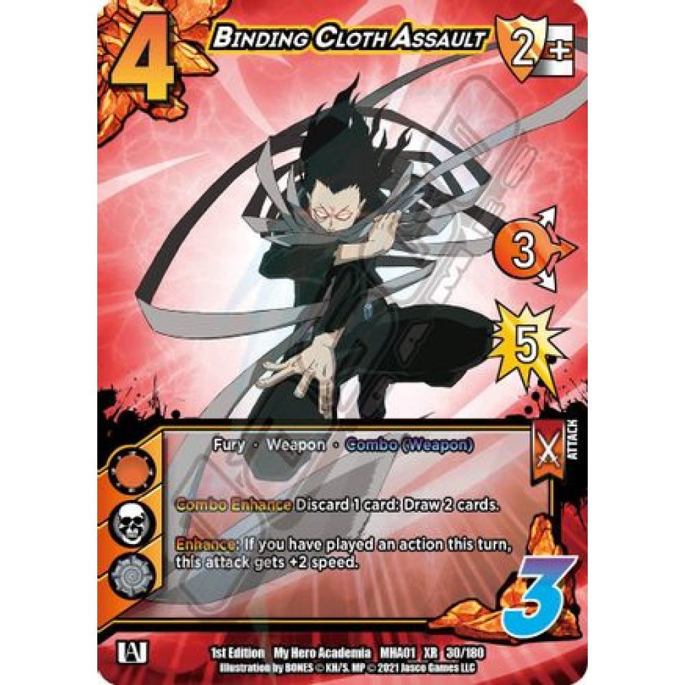 Binding Cloth Assault, 30/180, XR, UniVersus, MHA01 My Hero Academia