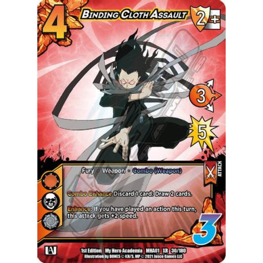 Binding Cloth Assault, 30/180, XR, UniVersus, MHA01 My Hero Academia
