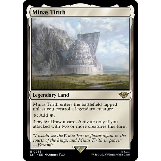 Minas Tirith, rare, 256, Magic the Gathering, The Lord of the Rings: Tales of Middle-earth